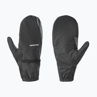 Running gloves Salomon Bonatti Pro WP Mitten deep black
