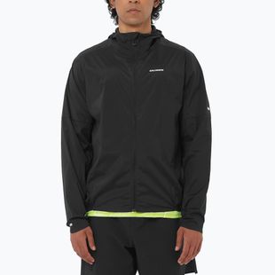 Men's running jacket Salomon Sense Aero Wind black