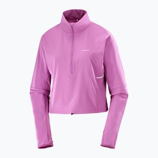 Women's sweatshirt Salomon Sense Aero Hybrid CP iris orchid