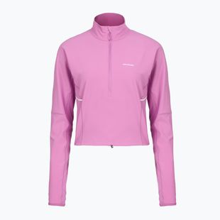 Women's sweatshirt Salomon Sense Aero Hybrid CP iris orchid