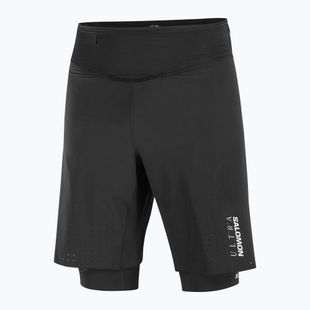 Men's running shorts Salomon S/Lab Ultra 2IN1 deep black