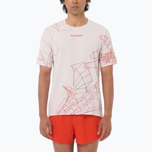 Men's running top Salomon S/Lab Speed Tee lilac ash/fiery red