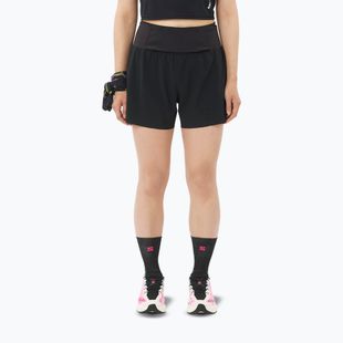 Women's running shorts Salomon Sense Aero 2IN1 Trail 4" deep black