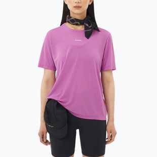 Women's running top Salomon Shakeout Core iris orchid