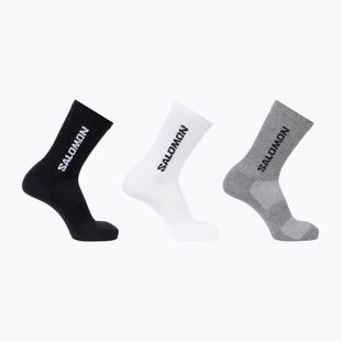 Socks Salomon Everyday Lite Crew 3 pack black/white/frost gray