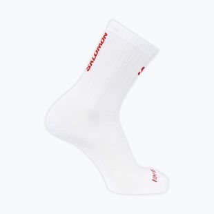 Socks Salomon S/Lab Phantasm Crew 3 white/fiery red