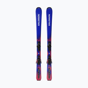 Kids’ downhill skis with bindings Salomon Equipe Jr M + L6 GW race blue/equipe red