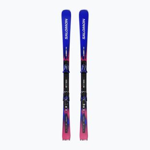 Downhill skis with bindings Salomon Equipe SL 12 + I12 GW race blue/equipe red