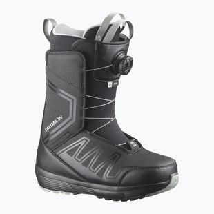 Women's snowboard boots Salomon Pearl Boa W black/black/wrought iron