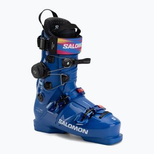 Men's ski boots Salomon S/Pro Alpha C BOA 130 race blue/white/equipe red