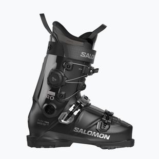 Men's ski boots Salomon S/Pro Alpha C Boa 100 black/dark gray met./silver met.