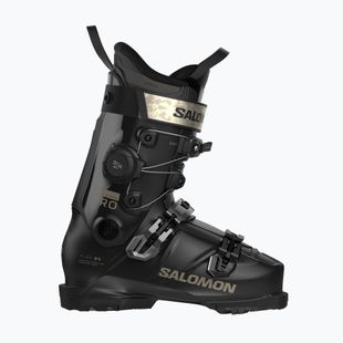 Women's ski boots Salomon S/Pro Alpha C Boa 85 W black/dark gray met./light bronze met.