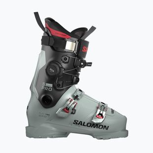 Men's ski boots Salomon S/Pro Supra Boa 130 wrought iron/black/samba met.