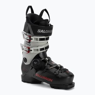 Men's ski boots Salomon S/PRO Supra S Boa 110 black/gray aurora/samba met