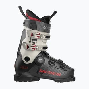 Men's ski boots Salomon S/PRO Supra S Boa 110 black/gray aurora/samba met