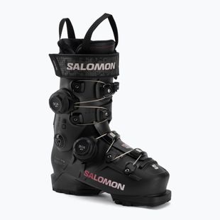 Women's ski boots Salomon S/PRO Supra Dual Boa 115 W black/beluga met/raspberry