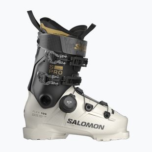 Women's ski boots Salomon S/PRO Supra S Boa 105 W gray aurora/black/gold met