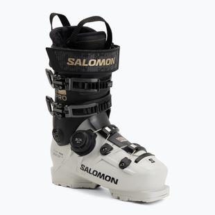 Women's ski boots Salomon S/PRO Supra S Boa 105 W gray aurora/black/gold met