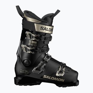 Women's ski boots Salomon S/PRO Supra 95 W black/dark gray met/light bronze met