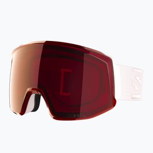 Ski goggles Salomon Skarn Prime Sigma S3+S1 white/sigma fire red/sigma light blue