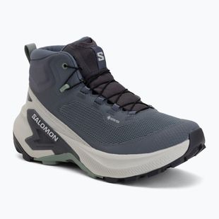 Women's hiking boots Salomon Genesis Mid GTX grisaille/green milieu