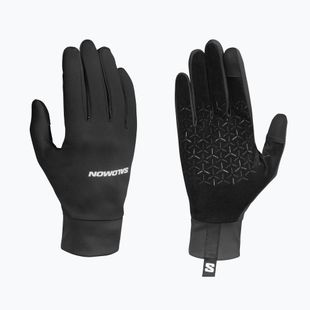 Running gloves Salomon Tech Softshell deep black