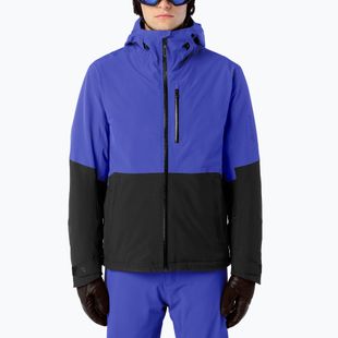 Men's ski jacket Salomon Highland clematis blue/deep black