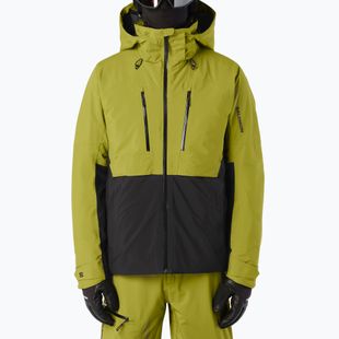 Men's ski jacket Salomon Brilliant 2.0 cardamon seed/deep black
