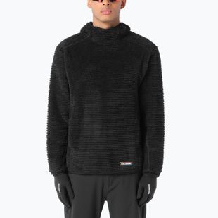 Men's fleece sweatshirt Salomon Thernova Fleece Hoodie deep black