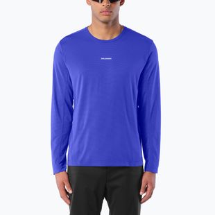 Men's running longsleeve Salomon Shakeout Core LS Tee clematis blue