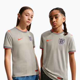 Children's football shirt Nike England Pre-Match pewter grey/bright crimson