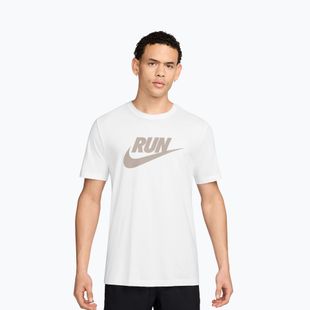 Men's T-shirt Nike Dri-Fit Running white/moon particle
