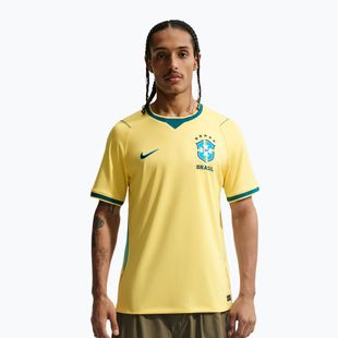 Men's football shirt Nike Brazil 2026 Stadium Home Soccer Replica canary/light menta/geode teal