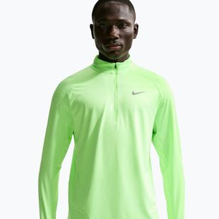 Men's running sweatshirt Nike Stride 1/4 Zip Dri-Fit lime blast
