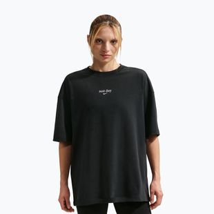 Women's T-shirt Nike Dri-Fit black/white/white