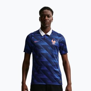 Men's football shirt Nike FFF 2026 Stadium Home game royal/metallic copper