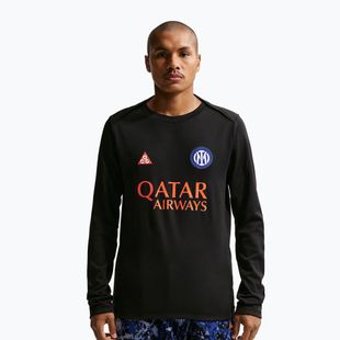 Men's football longsleeve Nike Inter Milan Academy Pro Warm SE black/safety orange