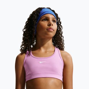 Children's training bra Nike Swoosh light magenta/white