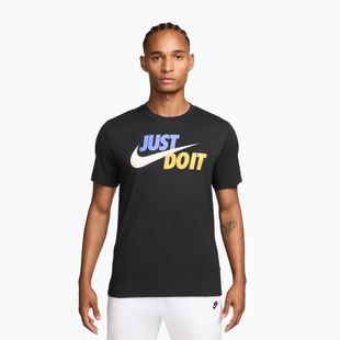 Men's T-shirt Nike Sportswear JDI black/sapphire/sail/saffron quartz