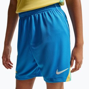 Children's football shorts Nike Brazil 2026 Stadium Home Soccer Replica light photo blue/light mint/white