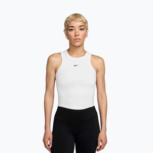 Women's T-shirt Nike One Fitted Dri-Fit Cropped Tank thunder white/black