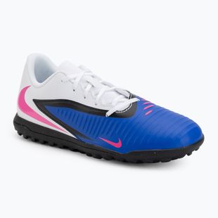 Men's football boots Nike Phantom 6 Low Club TF racer blue/white/pink blast