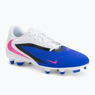 Men's football boots Nike Phantom 6 Low Club FG/MG racer blue/white/pink blast