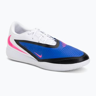 Men's football boots Nike Phantom 6 Low Academy IC racer blue/white/pink blast