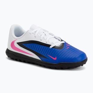 Junior football boots Nike Jr. Phantom 6 Low Club TF racer blue/white/pink blast
