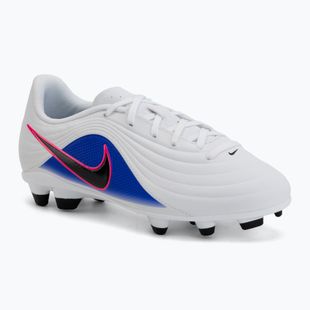 Children's football boots Nike Tiempo Maestro Club Jr FG/MG white/racer blue/pink blast/black