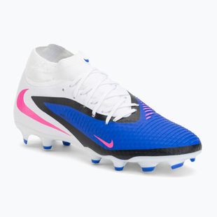 Men's football boots Nike Phantom 6 High Academy FG/MG racer blue/white/pink blast