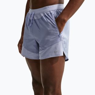 Men's shorts Nike Stride Dri-Fit Brief-Lined 5" iron purple/indigo haze