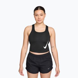 Women's running top Nike Swoosh Run Dri-Fit black/white