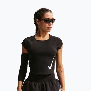 Women's running top Nike Swoosh Run Dri-Fit black/white/white